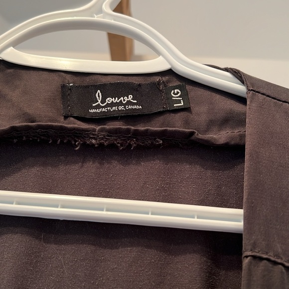 Veston/veste Louve (Design Québécois), grandeur Large, couleur gris foncé - Picture 2 of 4